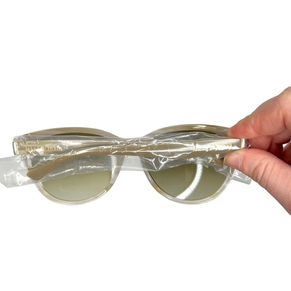 Isaac Mizrahi New York IM 30201 Khaki Full Rim Cat Eye Acetate Sunglasses main image 6